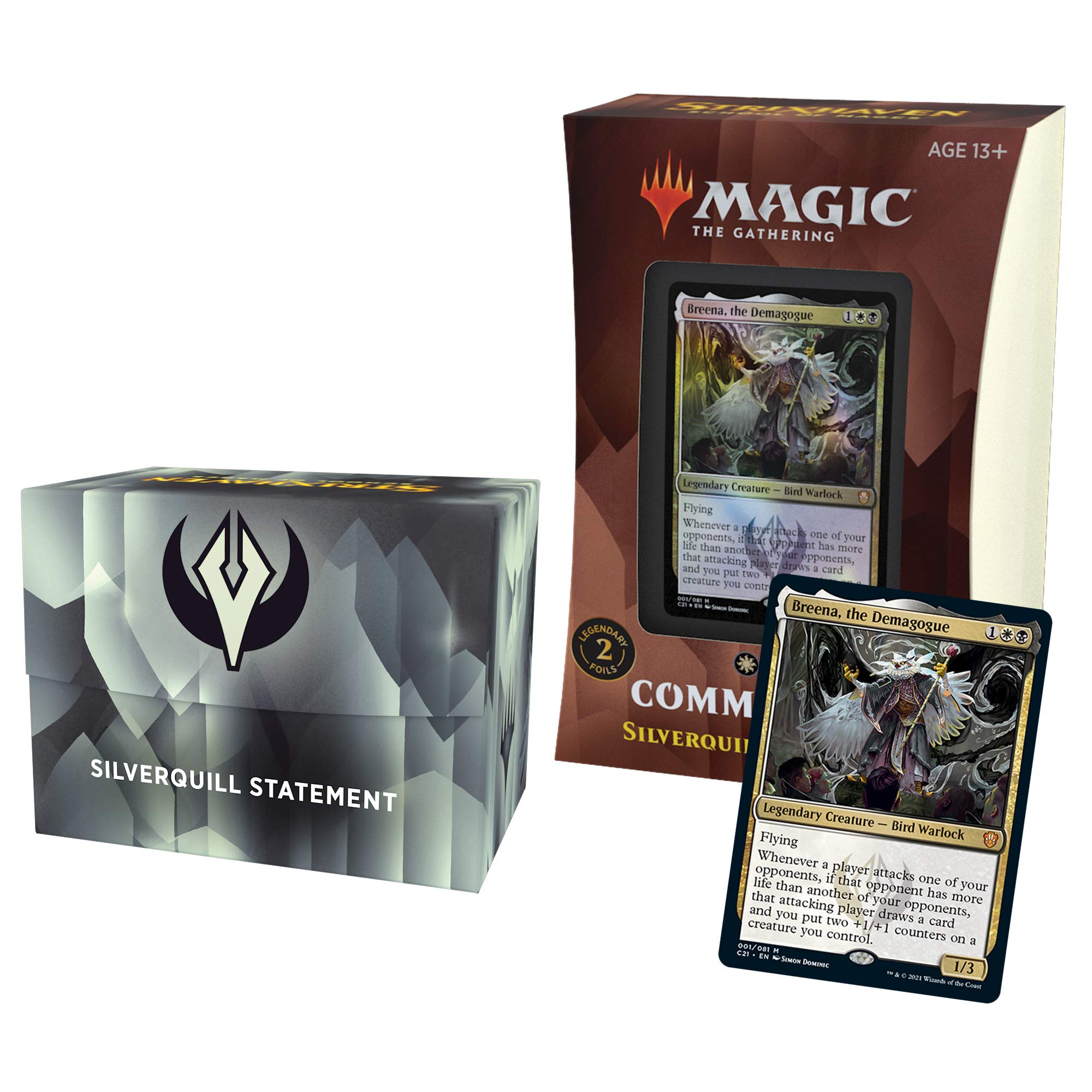 Magic: The Gathering Strixhaven Commander Deck Bundle – Includes 1 Silverquill Statement + 1 Prismari Performance + 1 Witherbloom Witchcraft + 1 Lorehold Legacies + 1 Quantum Quandrix - Image 6
