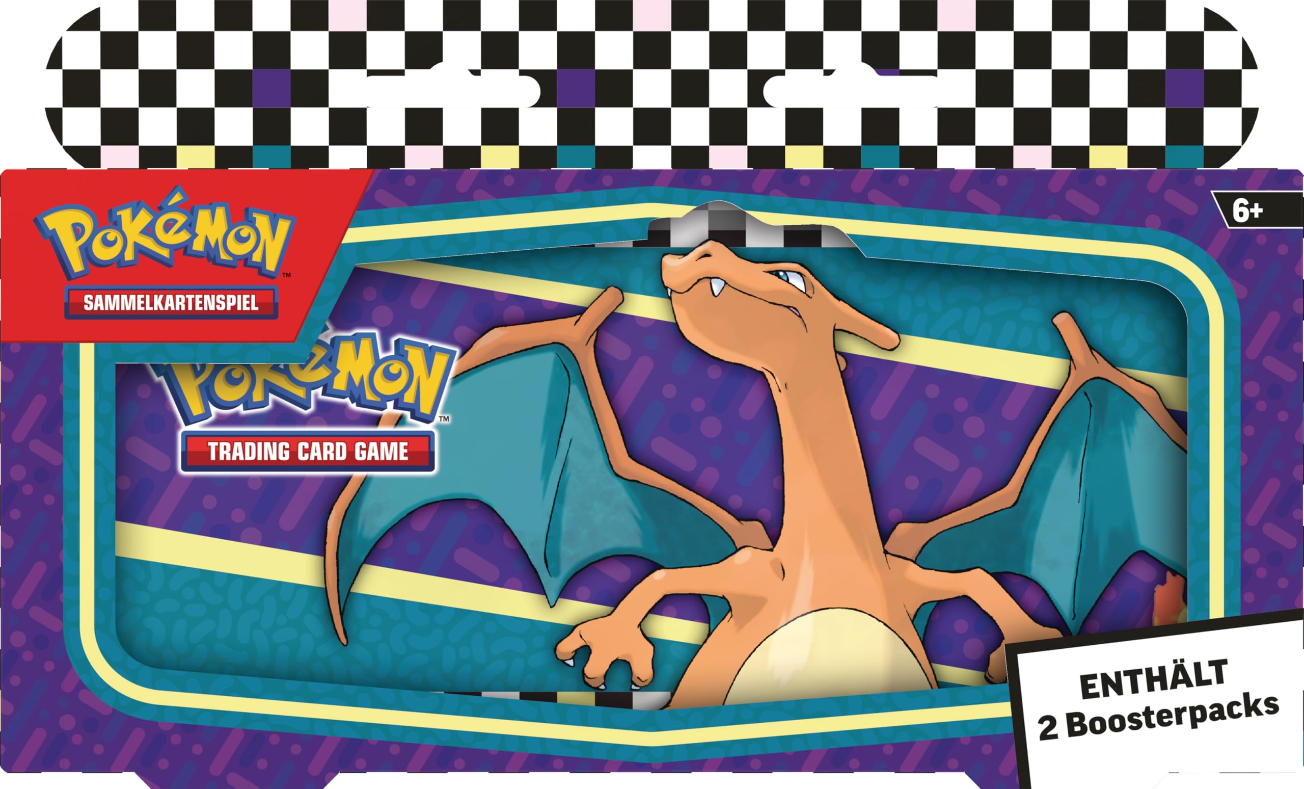 Pokémon - Trading Card Game: Back to School Pencil Case - Glurak (1 Tin Box & 2 Booster Packs)