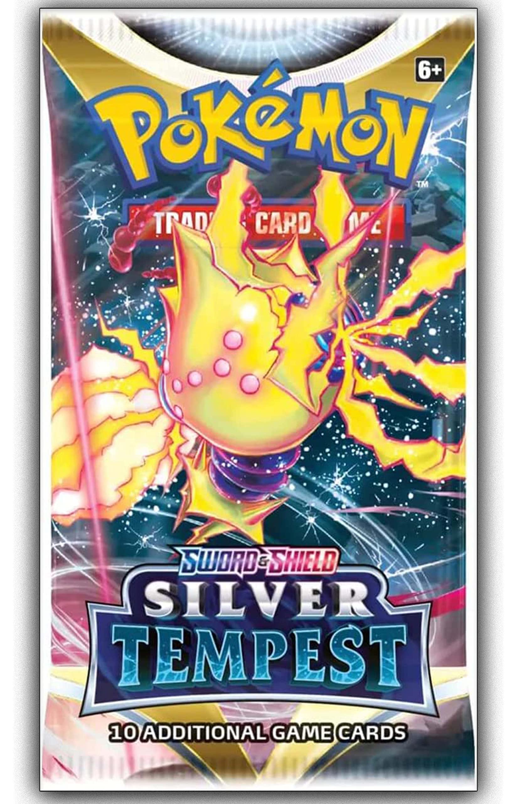 8 Packs Pokemon TCG: Sword & Shield Silver Tempest Booster Pack - 10 Cards - Image 9