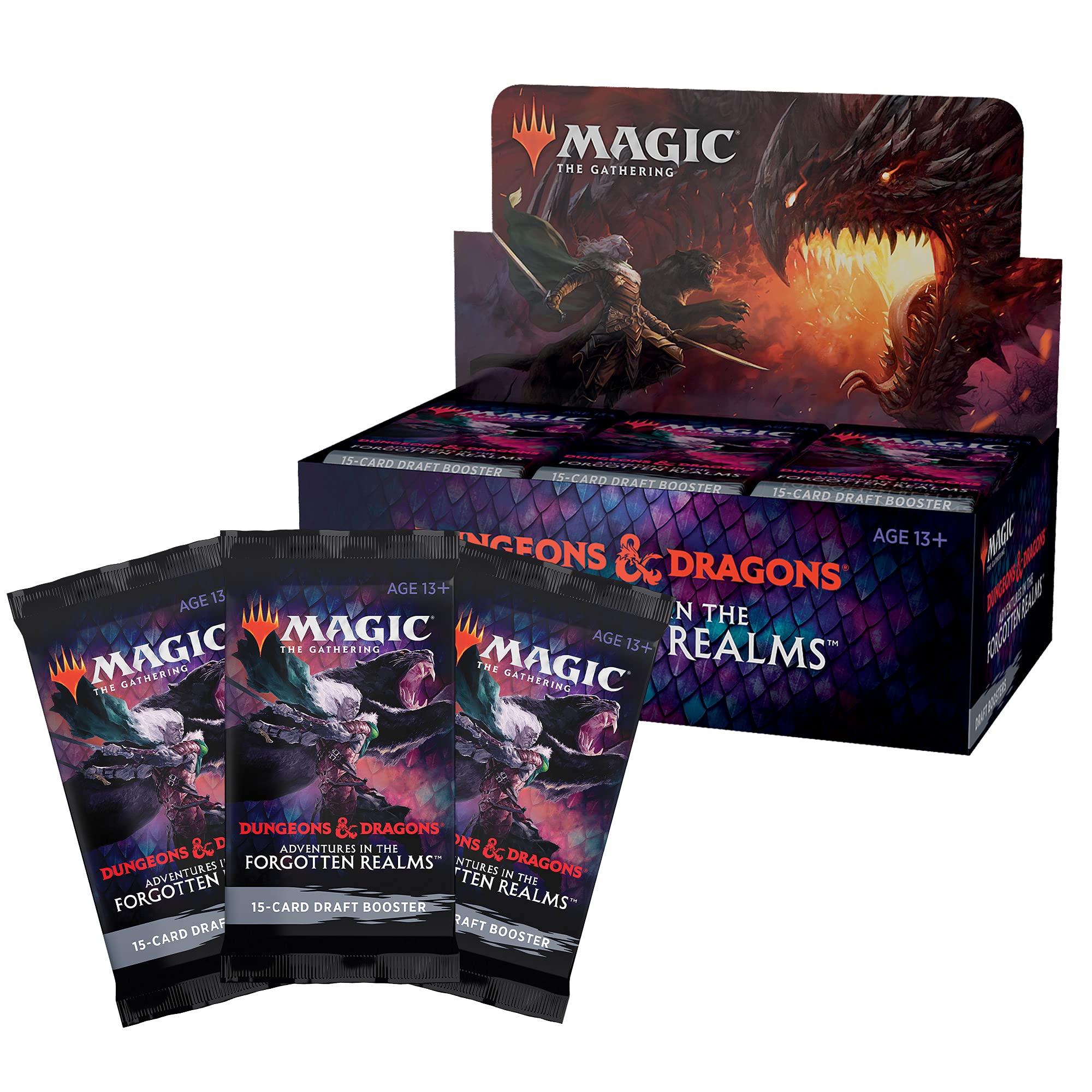 Magic The Gathering Adventures in The Forgotten Realms Draft Booster Box, 36 Packs - Image 7