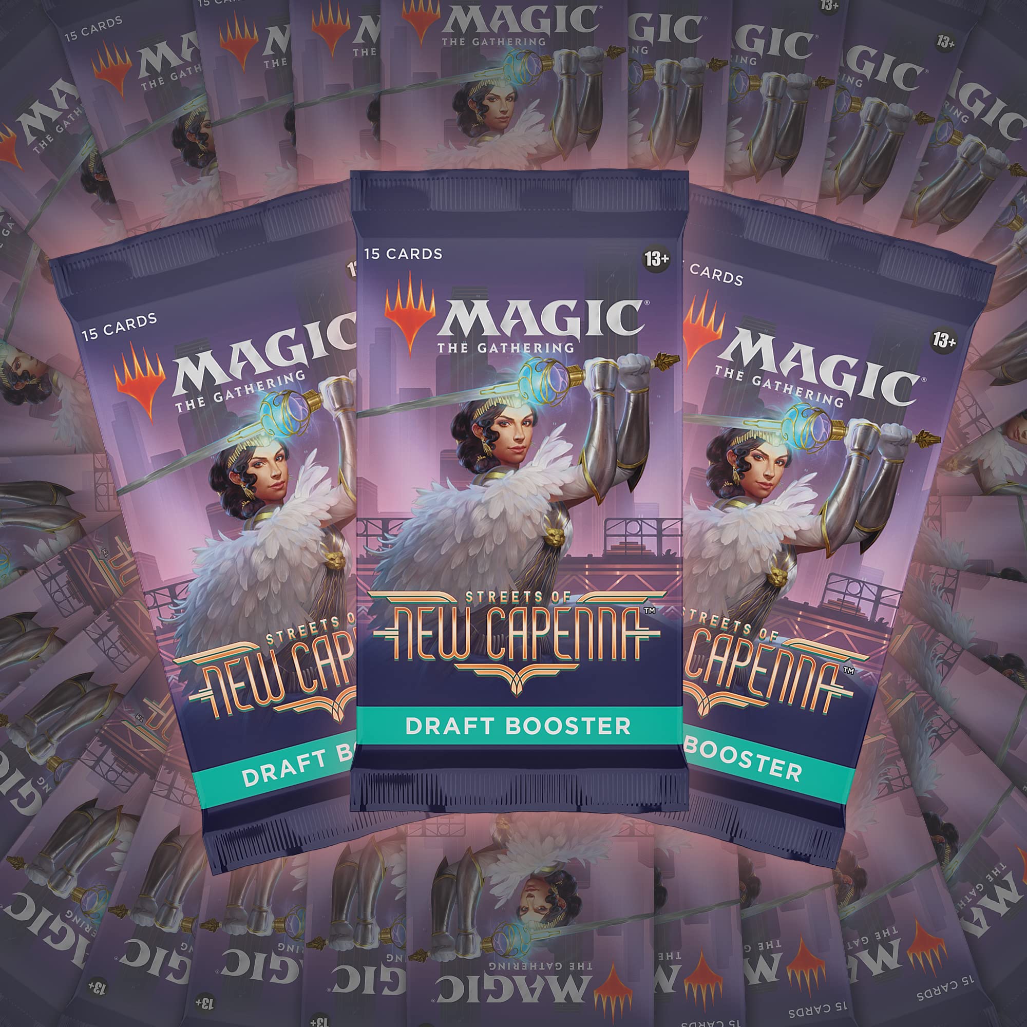 Magic: The Gathering Streets of New Capenna Draft Booster Box | 36 Packs + 1 Box Topper (541 Magic Cards) - Image 6