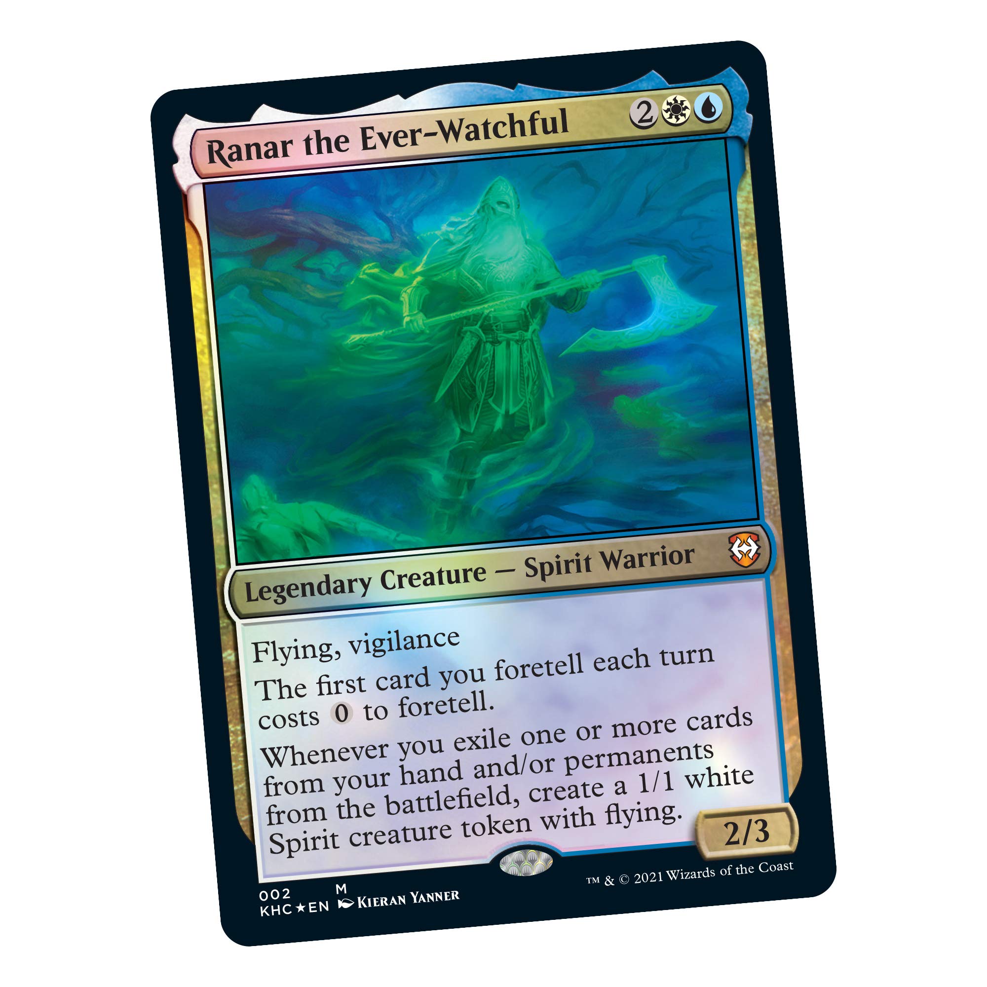Magic The Gathering Kaldheim Commander Deck – Phantom Premonition | 100 Card Ready-to-Play Deck | Blue-White - Image 6