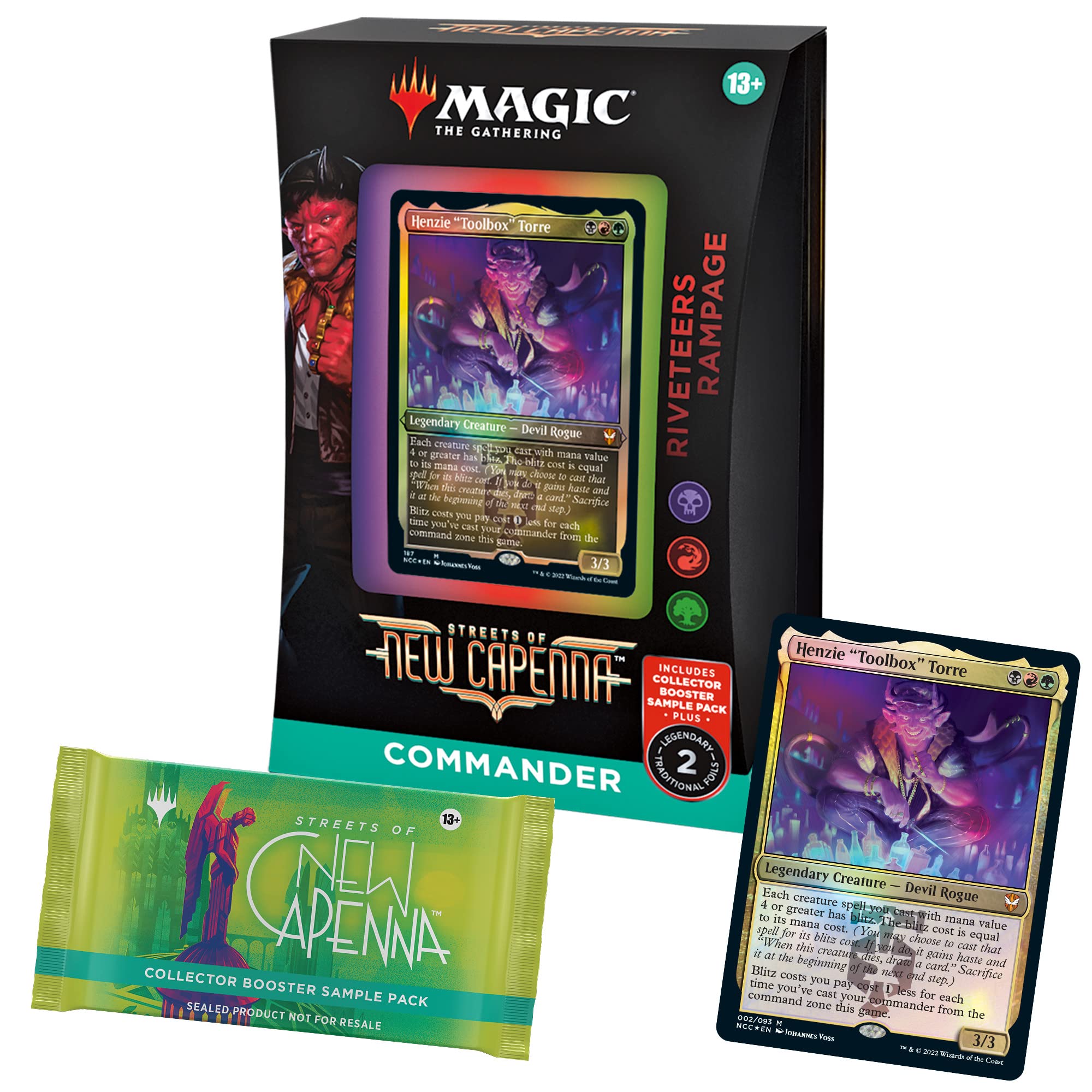 Magic: The Gathering Streets of New Capenna 5 Commander Deck Bundle – Includes 1 Obscura Operation, 1 Maestros Massacre, 1 Riveteers Rampage, 1 Cabaretti Cacophony, 1 Bedecked Brokers - Image 5