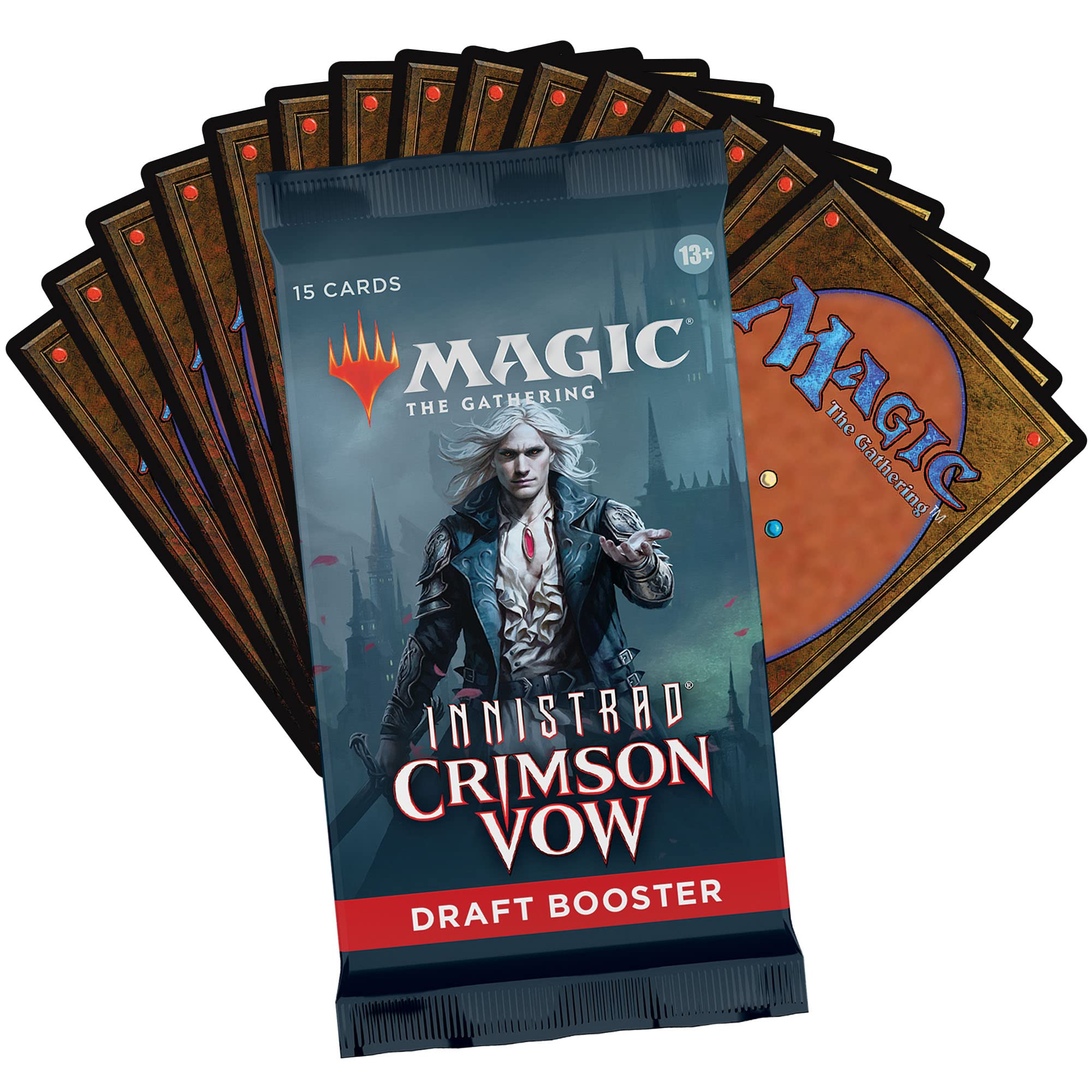 Magic: The Gathering Innistrad: Crimson Vow Draft Booster Box | 36 Packs + Dracula Box Topper (541 Magic Cards) - Image 5