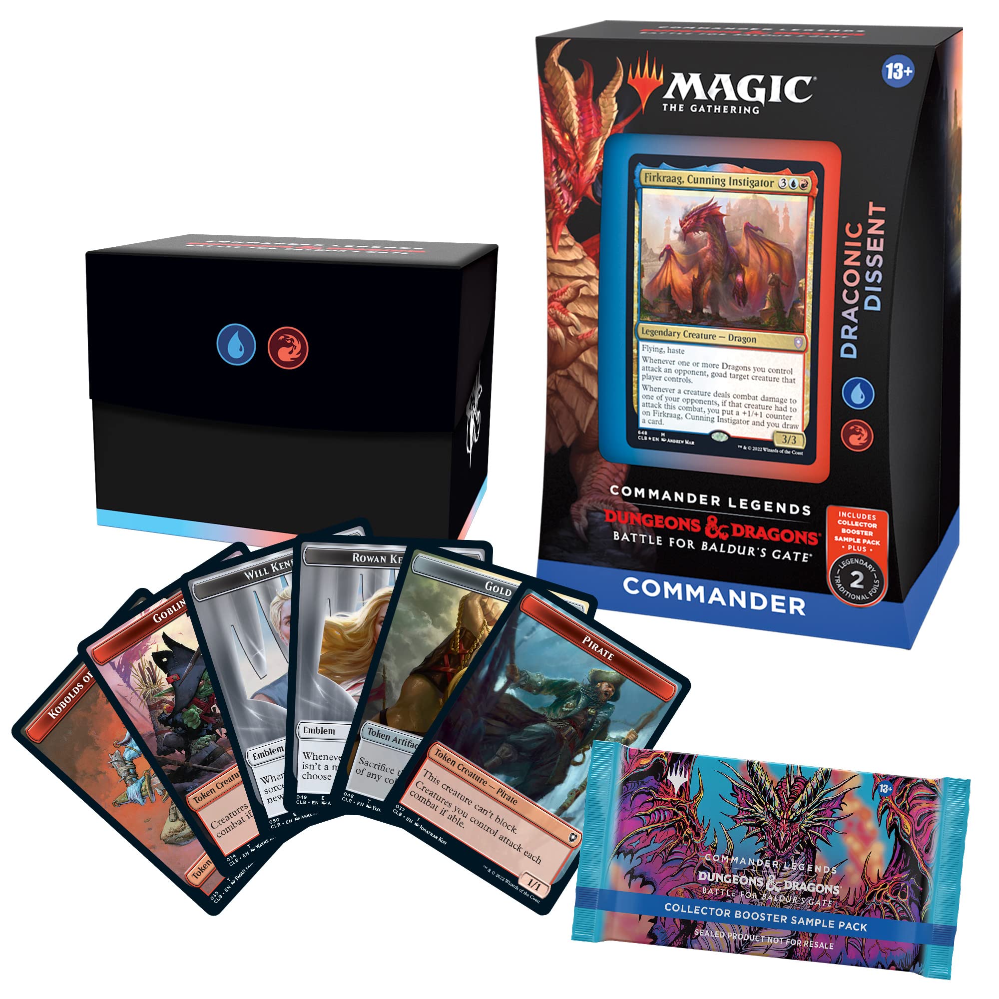 Magic: The Gathering Commander Legends: Battle for Baldur’s Gate Commander Deck – Draconic Dissent + Collector Booster Sample Pack - Image 7
