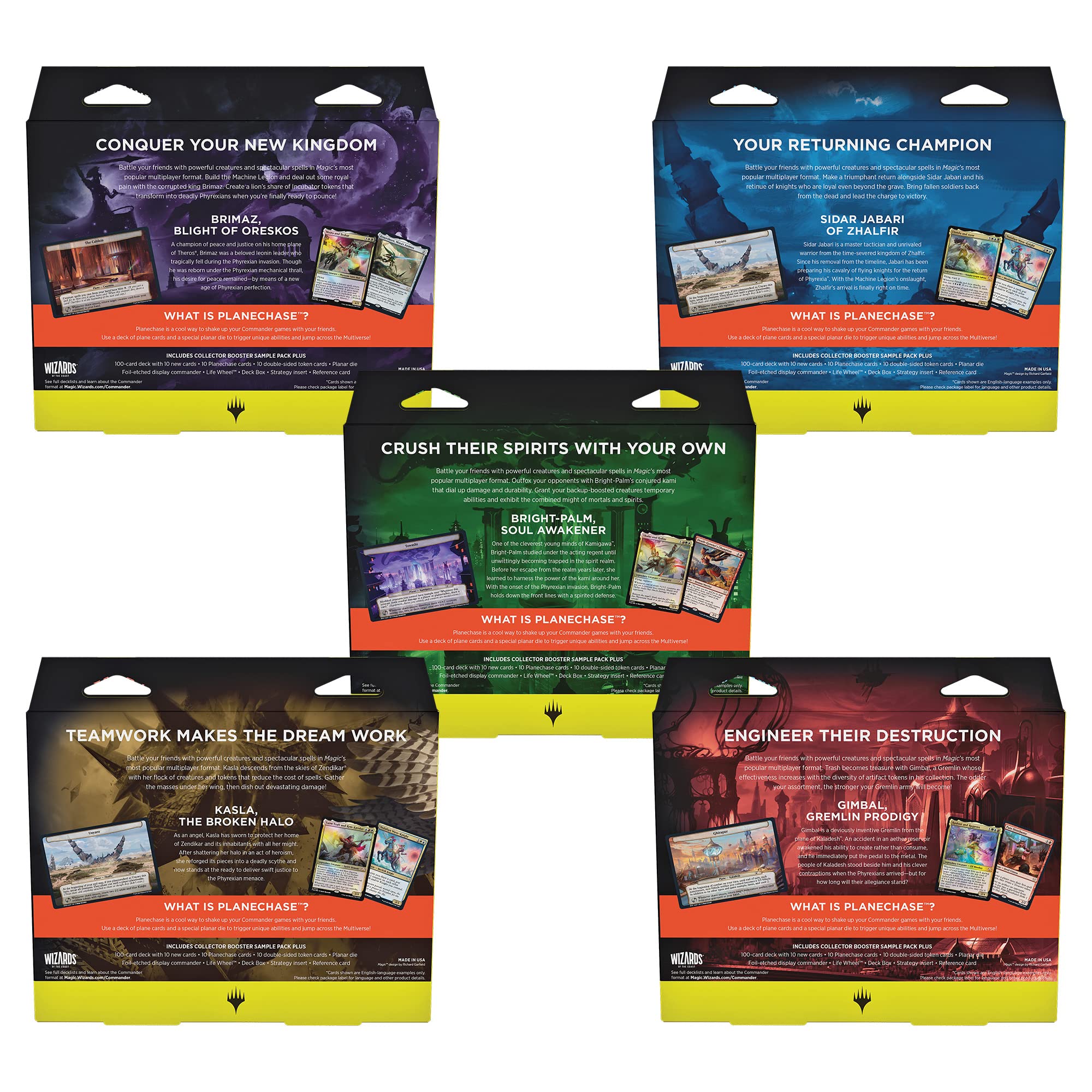Magic: The Gathering March of the Machine Commander Deck Bundle – 5 Deck Set - Image 2
