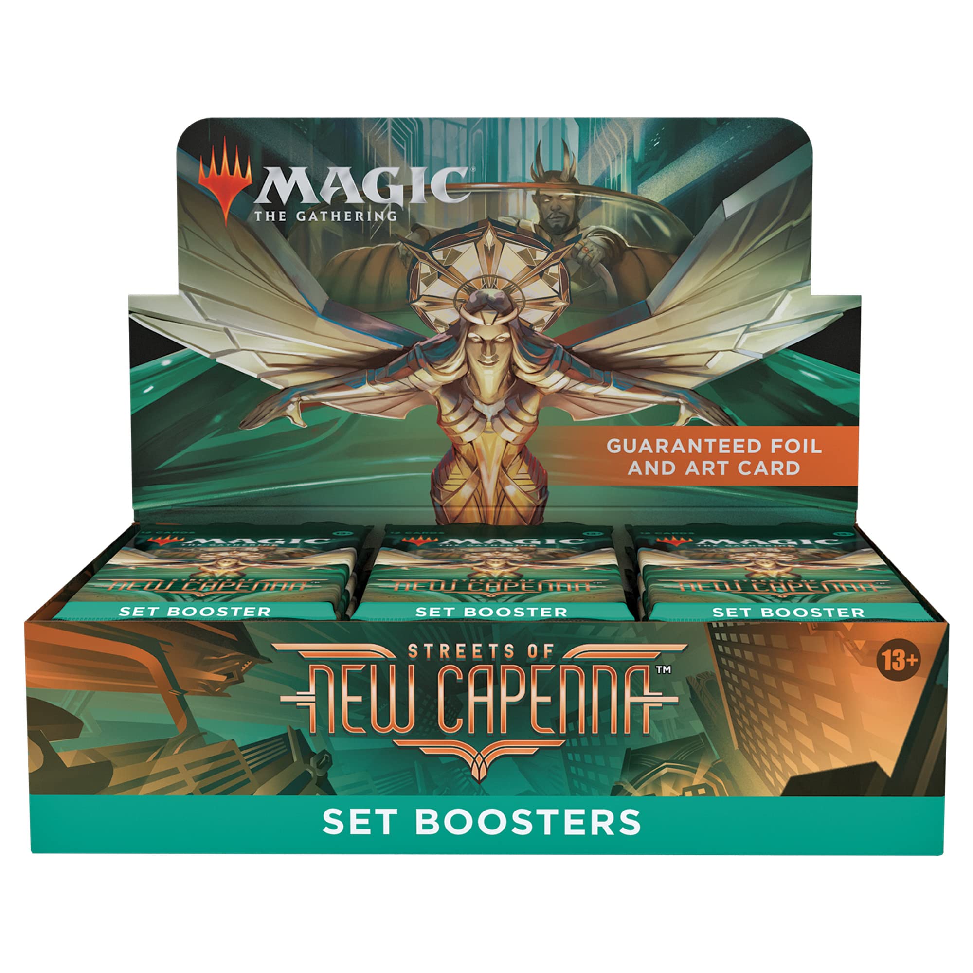 Magic: The Gathering Streets of New Capenna Set Booster Box | 30 Packs + 1 Box Topper (361 Magic Cards) - Image 2