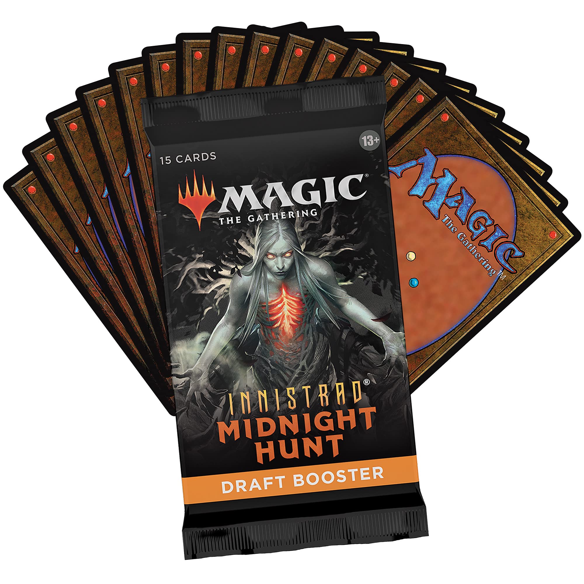 Magic: The Gathering Innistrad: Midnight Hunt Draft Booster Box | 36 Packs (540 Magic Cards) - Image 5