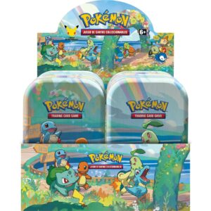 Pokemon 25th Celebrations Mini Tins - 8 Mini-tins Full Display