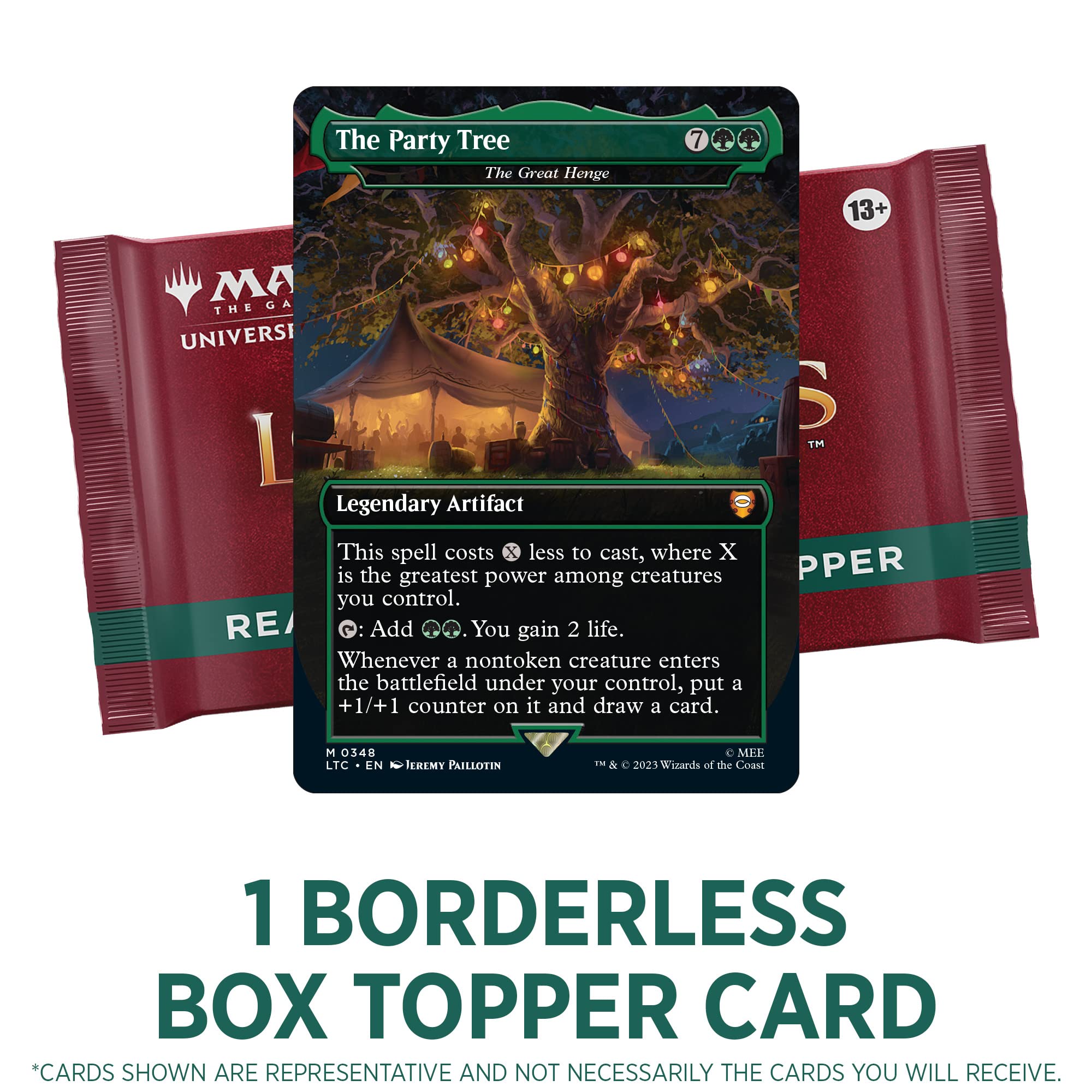 Magic: The Gathering The Lord of The Rings: Tales of Middle-Earth Draft Booster Box - 36 Packs + 1 Box Topper Card - Image 7