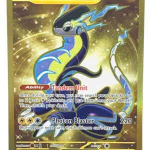 Pokemon - Miraidon ex 253/198 - Scarlet & Violet - Secret Rare - Gold Holo Foil