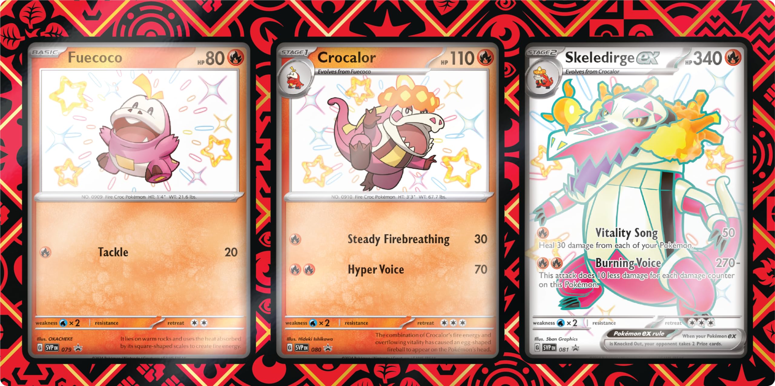 Pokemon TCG: Scarlet and Violet: PALDEAN Fates: Pokemon EX Premium Collection - Shiny Fuecoco - Image 4
