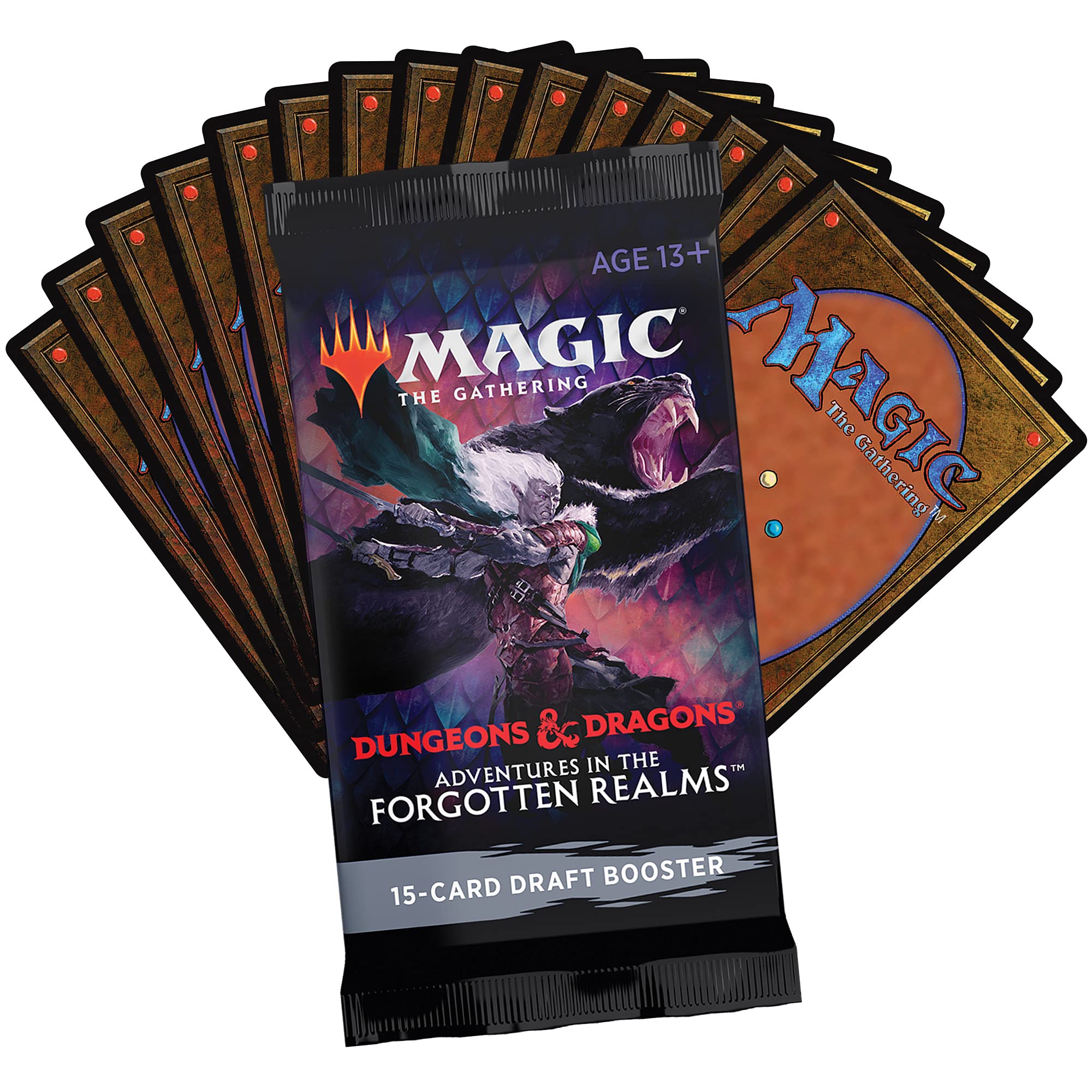 Magic: The Gathering Adventures in the Forgotten Realms Draft Booster Box | 36 Packs (540 Magic Cards) - Image 5