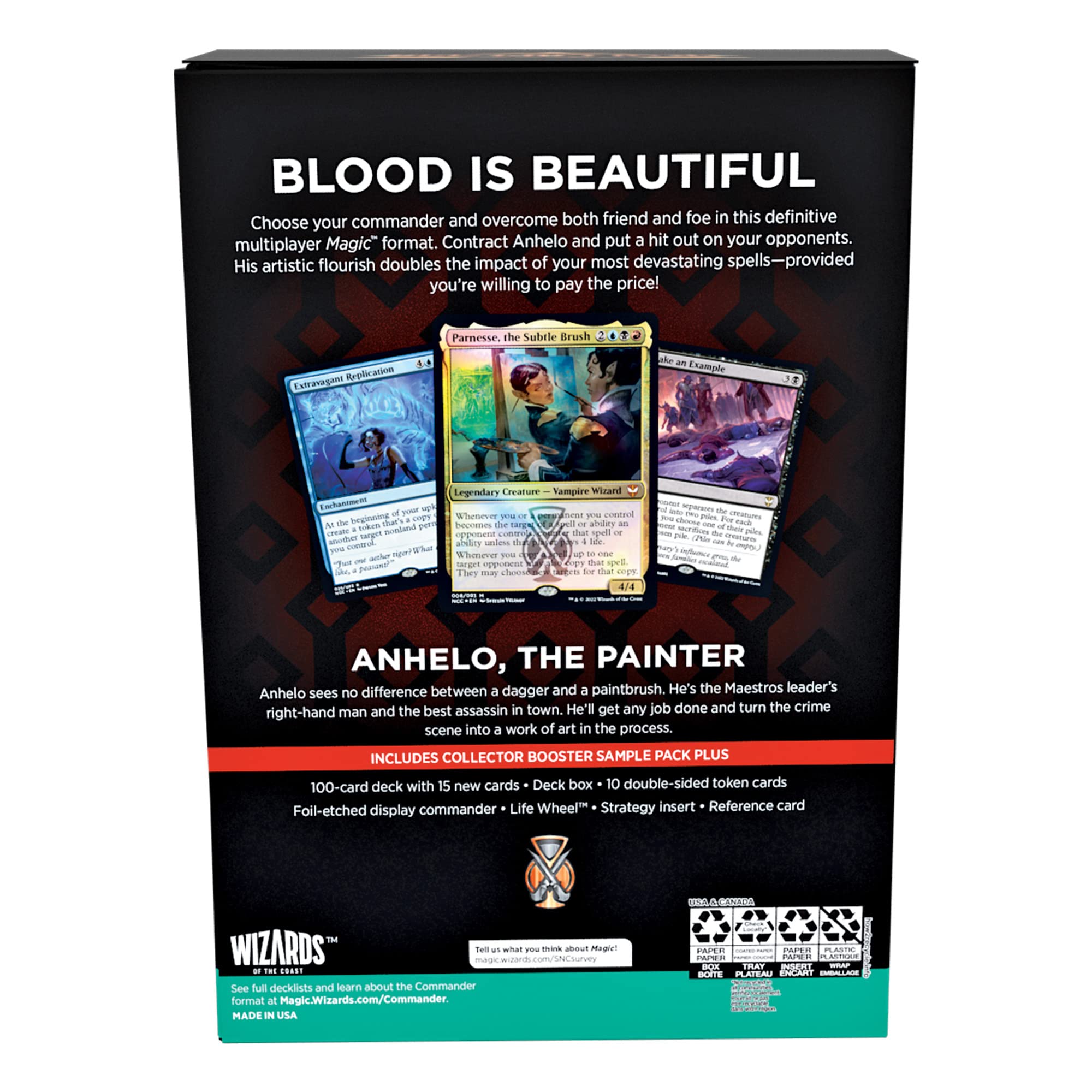 Magic: The Gathering Streets of New Capenna Commander Deck – Maestros Massacre + Collector Booster Sample Pack - Image 2