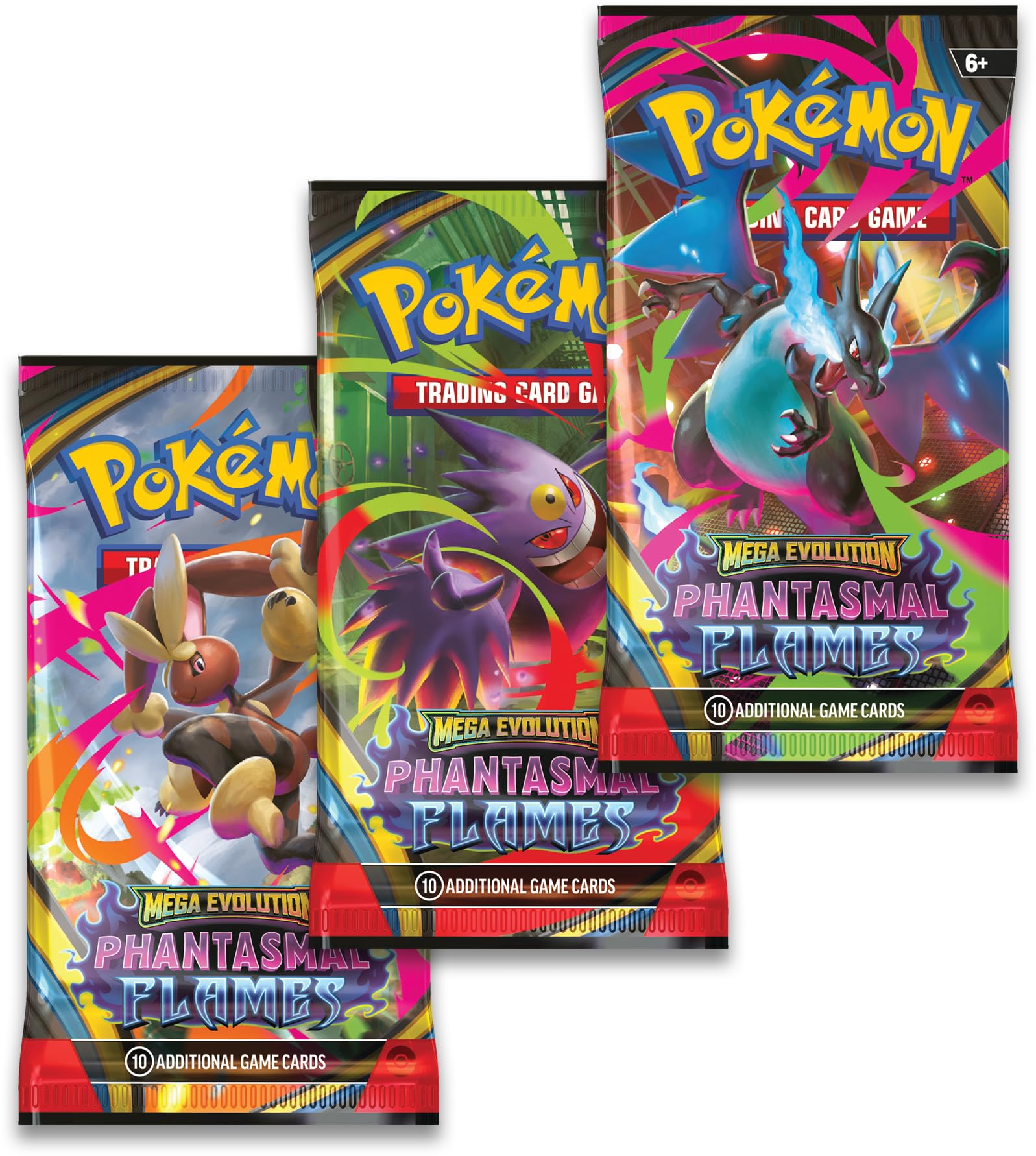 Pokémon TCG: Mega Evolution—Phantasmal Flames Triple Pack Weavile (1 Foil Promo Card & 3 Booster Packs) - Image 2