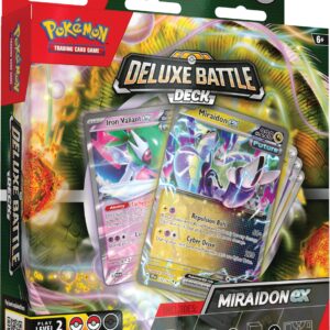 Pokemon TCG: Miraidon ex Deluxe Battle Deck (Ready-to-Play 60-Card Deck & Accessories)