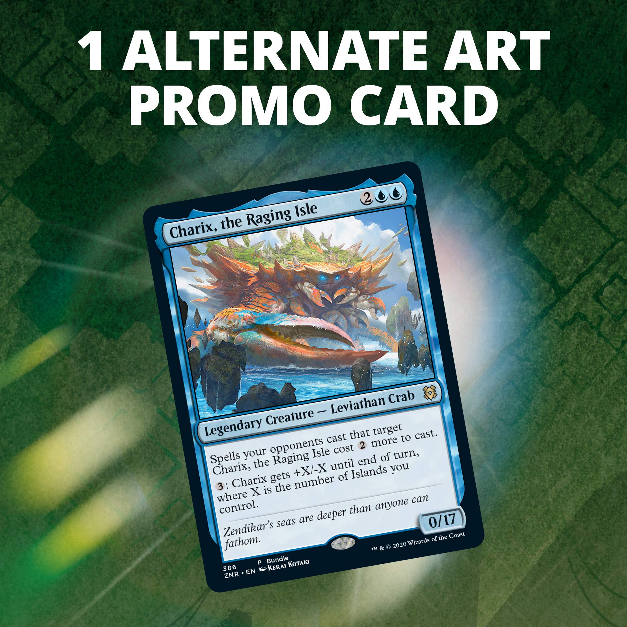 Magic: The Gathering Zendikar Rising Gift Bundle | 10 Draft Booster Packs | 1 Collector Booster | Accessories - Image 4