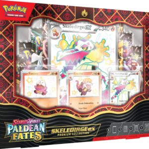 Pokemon TCG: Scarlet and Violet: PALDEAN Fates: Pokemon EX Premium Collection - Shiny Fuecoco