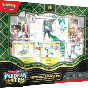 Pokemon TCG: Scarlet and Violet: PALDEAN Fates: Pokemon EX Premium Collection - Shiny Sprigatito