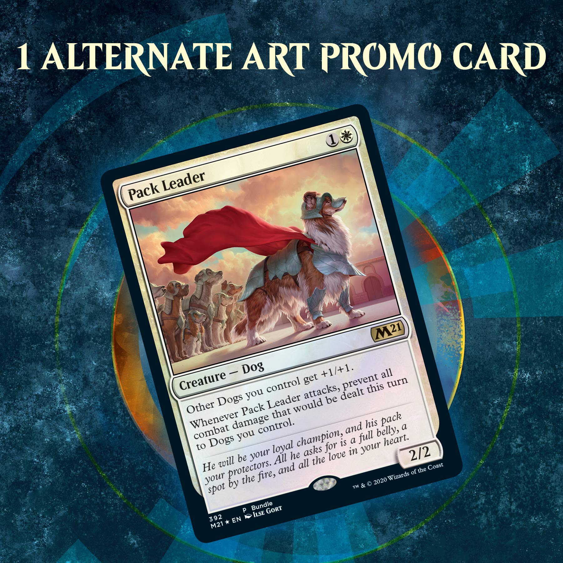 Magic: The Gathering Core Set 2021 (M21) Bundle | 10 Booster Packs + 40 Lands (190 Cards) | Accessories - Image 6