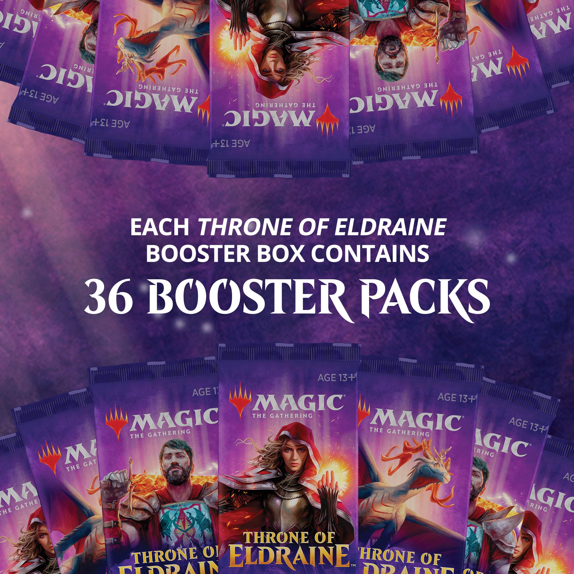Magic: The Gathering Throne of Eldraine Booster Box | 36 Booster Pack (540 Cards) | Factory Sealed - Image 4