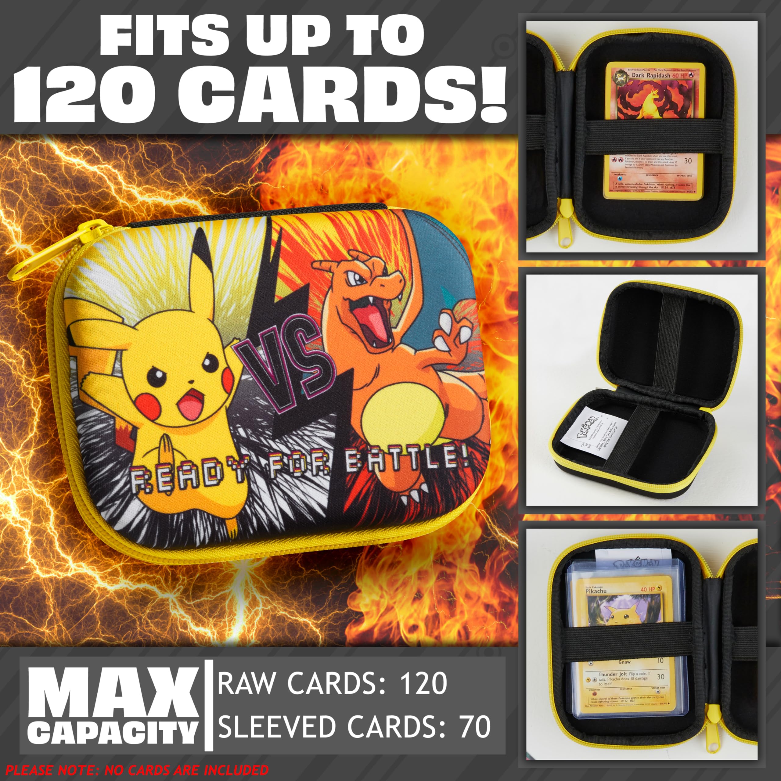 Pokemon Card Binder Card Box Playing Card Case Travel Storage Case Holds 200+ Cards, Anime Gifts - Image 5