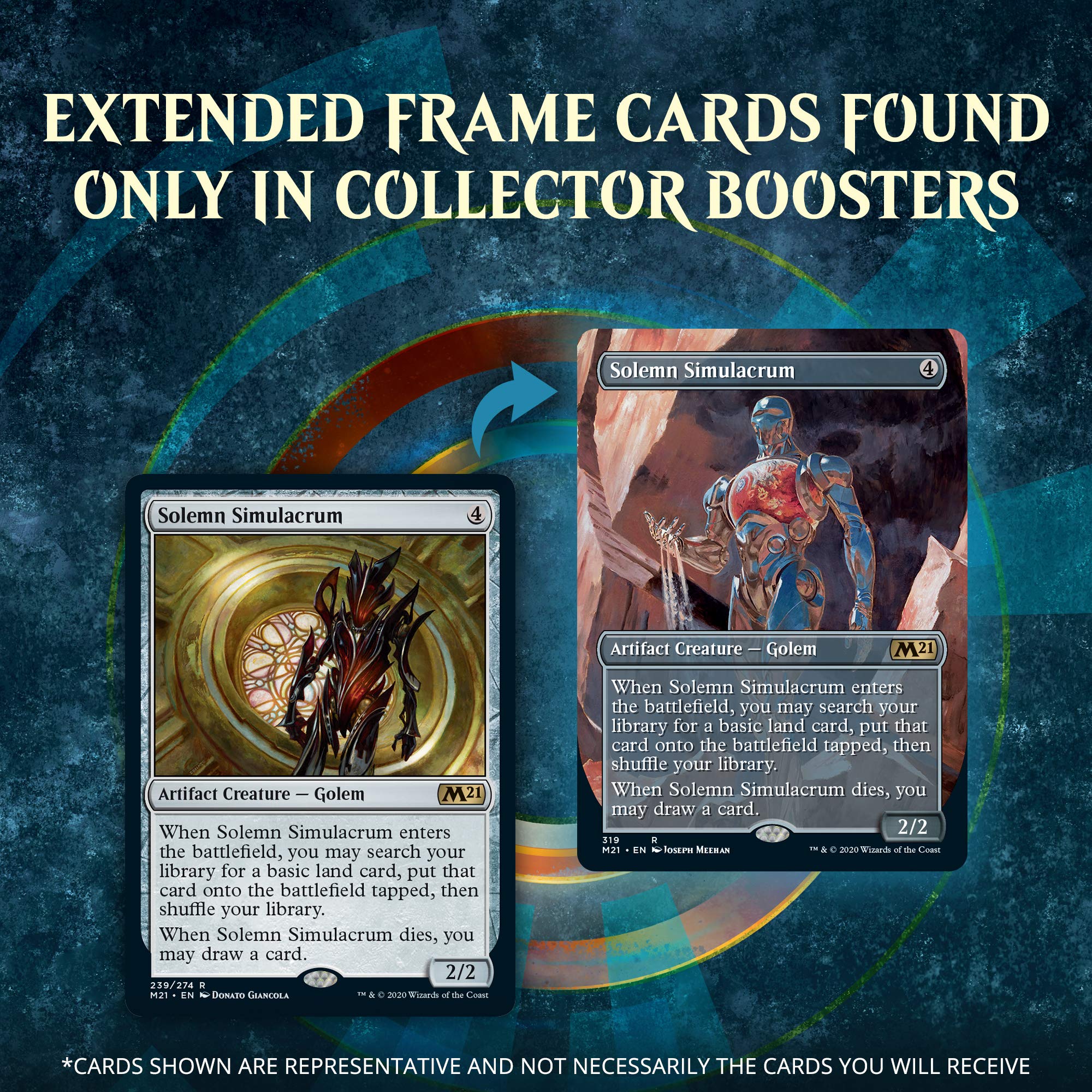 Magic: The Gathering Core Set 2021 (M21) Collector Booster | 15 Cards | Min. 4 Rares Per Pack - Image 7