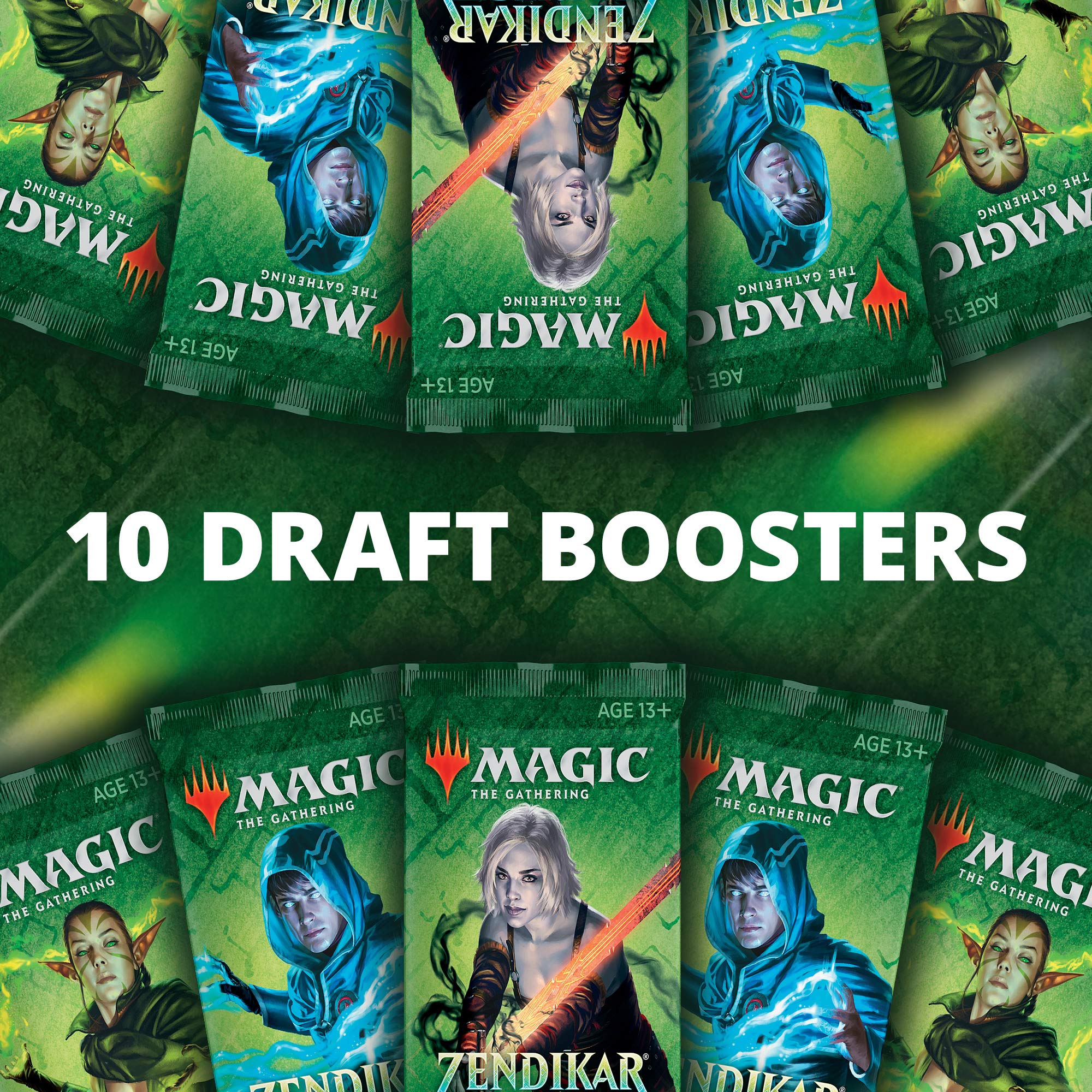 Magic: The Gathering Zendikar Rising Gift Bundle | 10 Draft Booster Packs | 1 Collector Booster | Accessories - Image 7