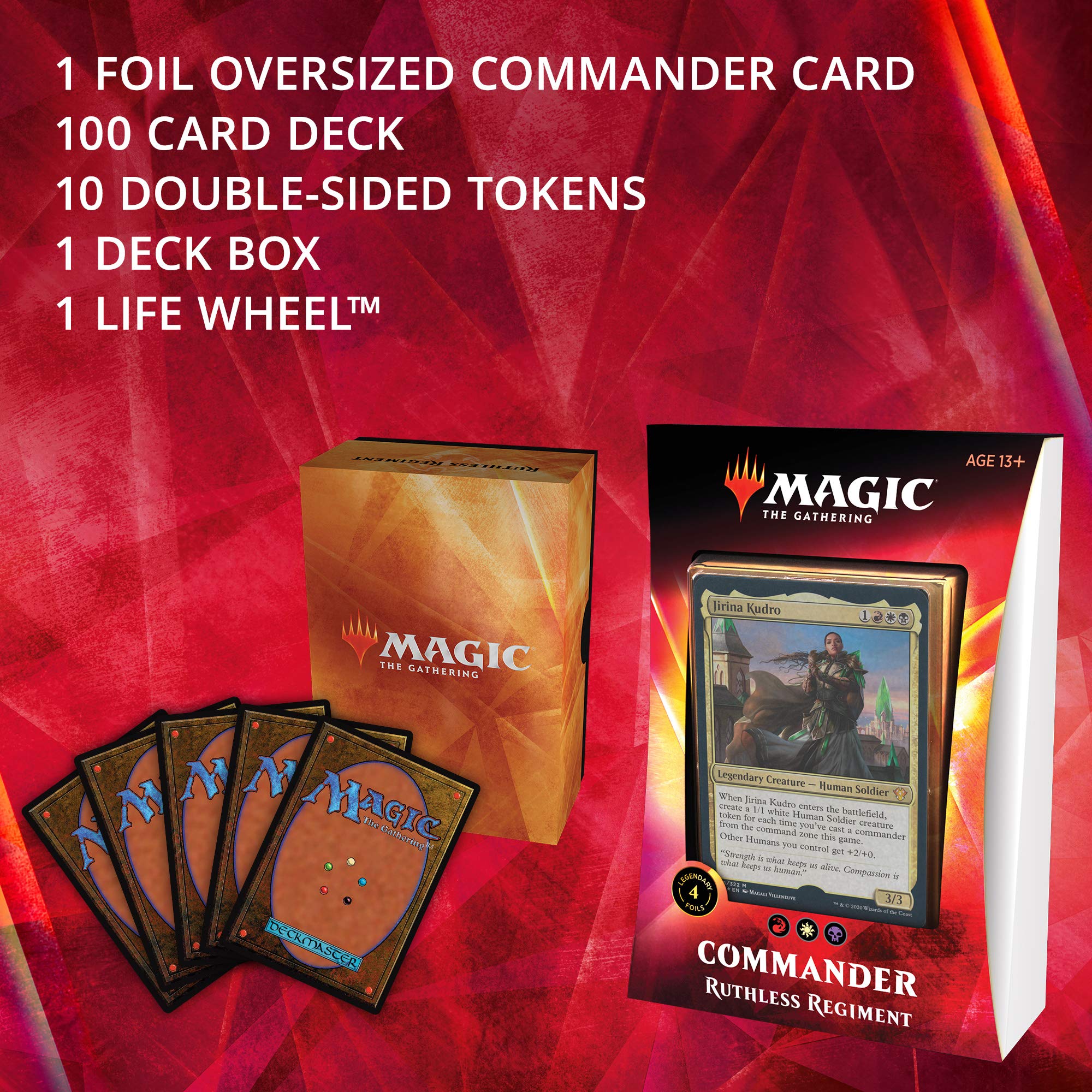 Magic: The Gathering Ruthless Regiment Ikoria Commander Deck | 100 Card Deck | 4 Foil Legendary Creatures - Image 7