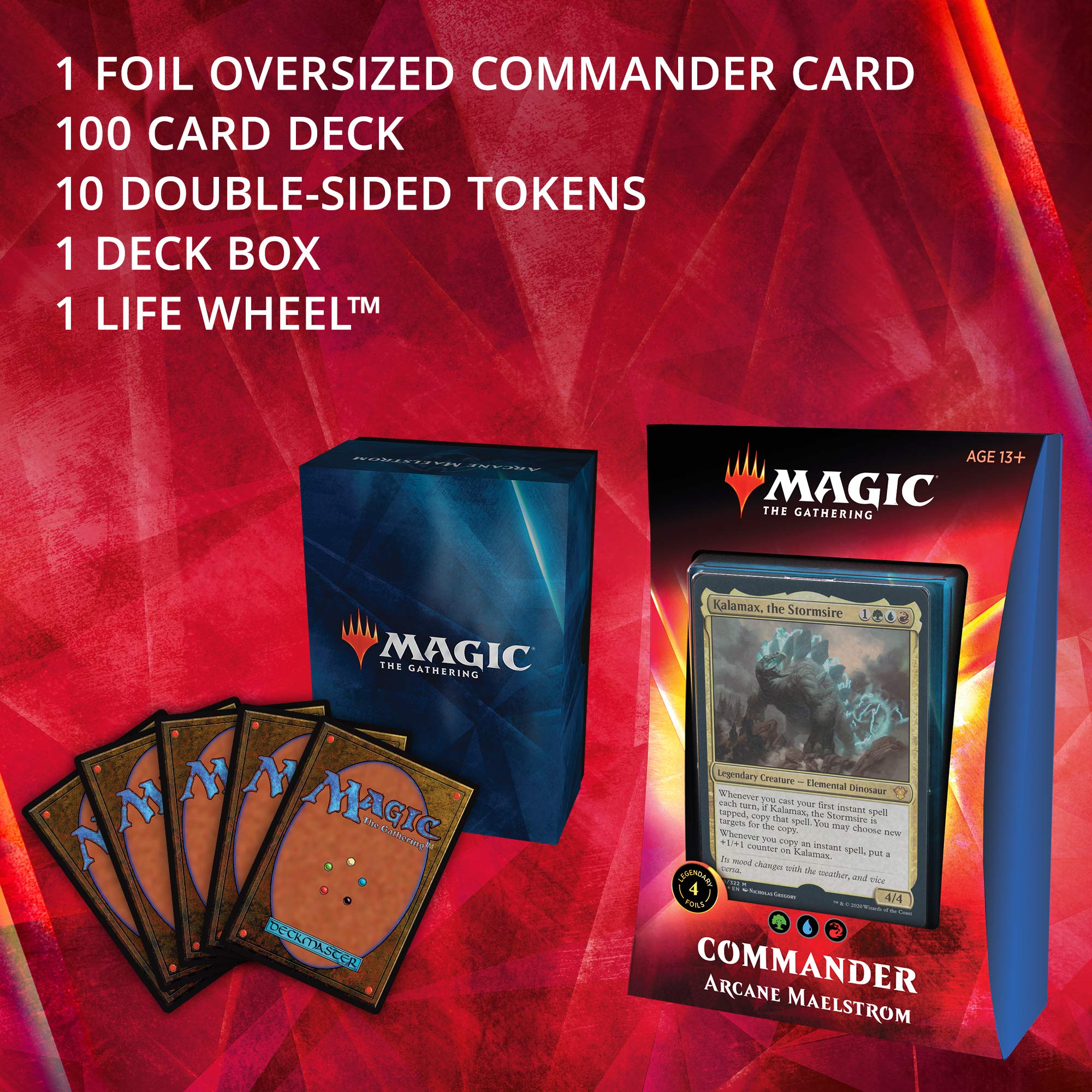 Magic: The Gathering Arcane Maelstrom Ikoria Commander Deck | 100 Card Deck | 4 Foil Legendary Creatures - Image 7