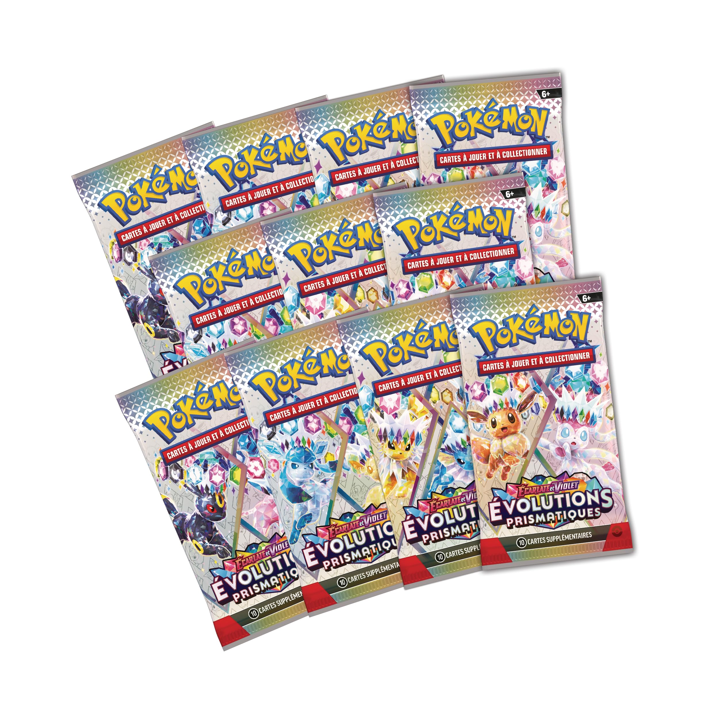 Pokémon : Premium Collection with Scarlet & Purple Figure - Prismatic Evolution of The Pokémon TCG (2 Textured Glossy Promo Cards, 11 Boosters) - Image 5