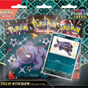 POKEMON TCG: Scarlet and Violet: PALDEAN Fates: TECH Sticker Collection - Shiny Maschiff