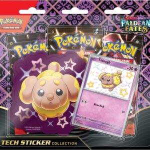 POKEMON TCG: Scarlet and Violet: PALDEAN Fates: TECH Sticker Collection - Shiny Fidough