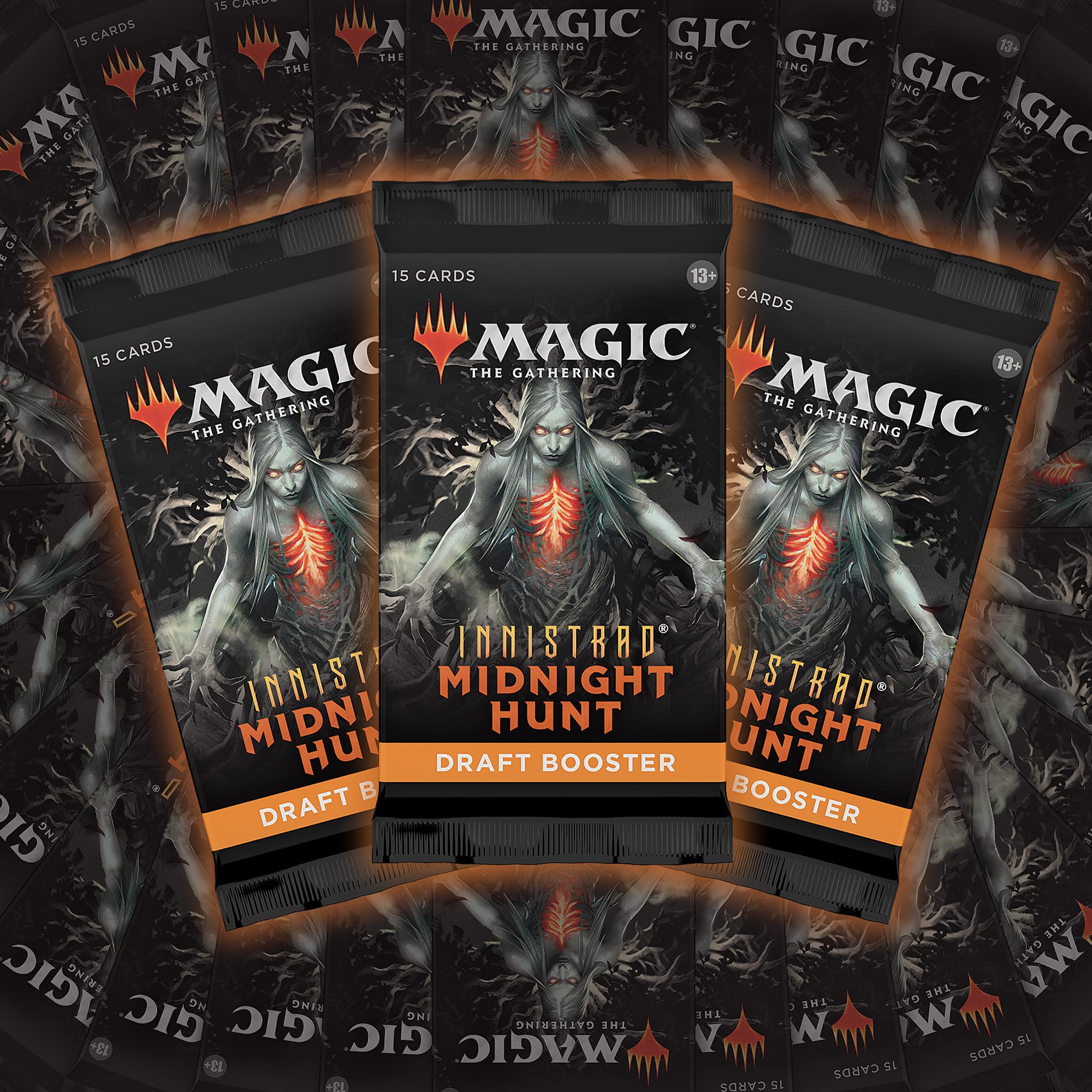 Magic: The Gathering Innistrad: Midnight Hunt Draft Booster Box | 36 Packs (540 Magic Cards) - Image 6