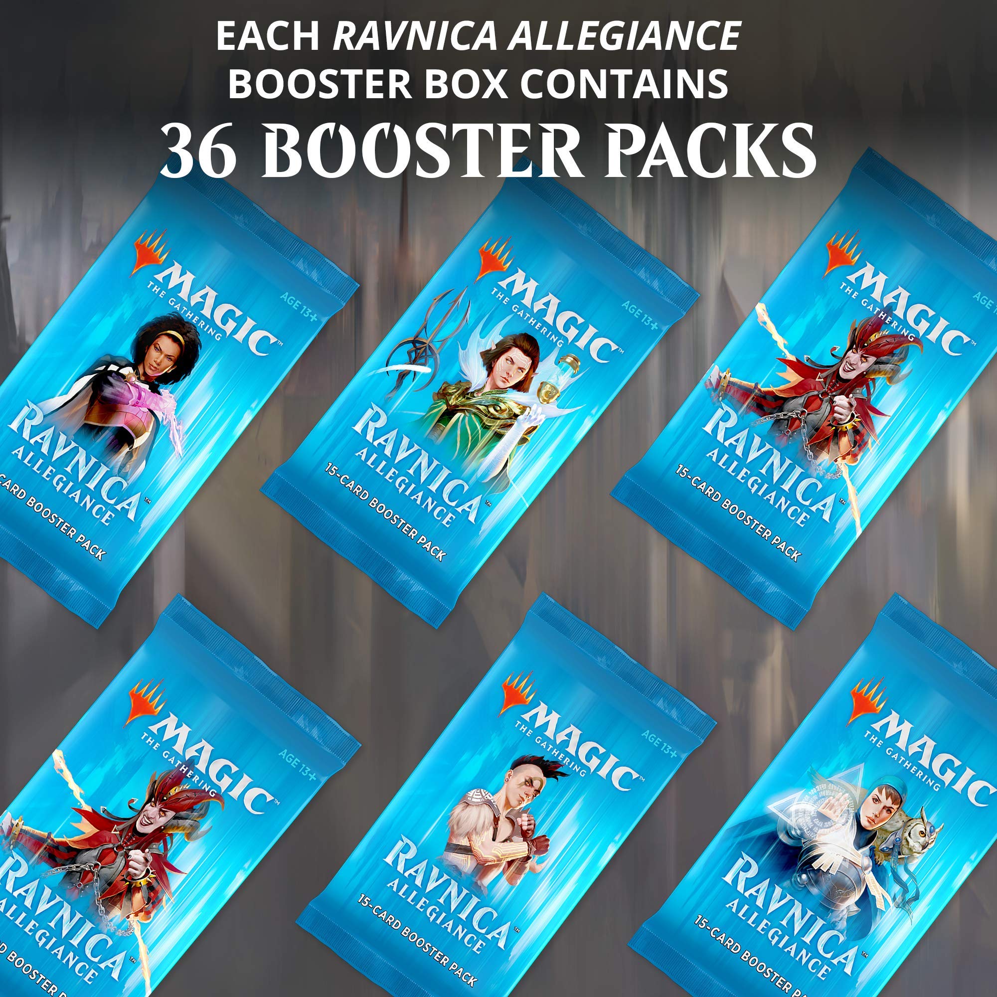 Magic: The Gathering Ravnica Allegiance Booster Box | 36 Booster Packs (540 Cards) - Image 4