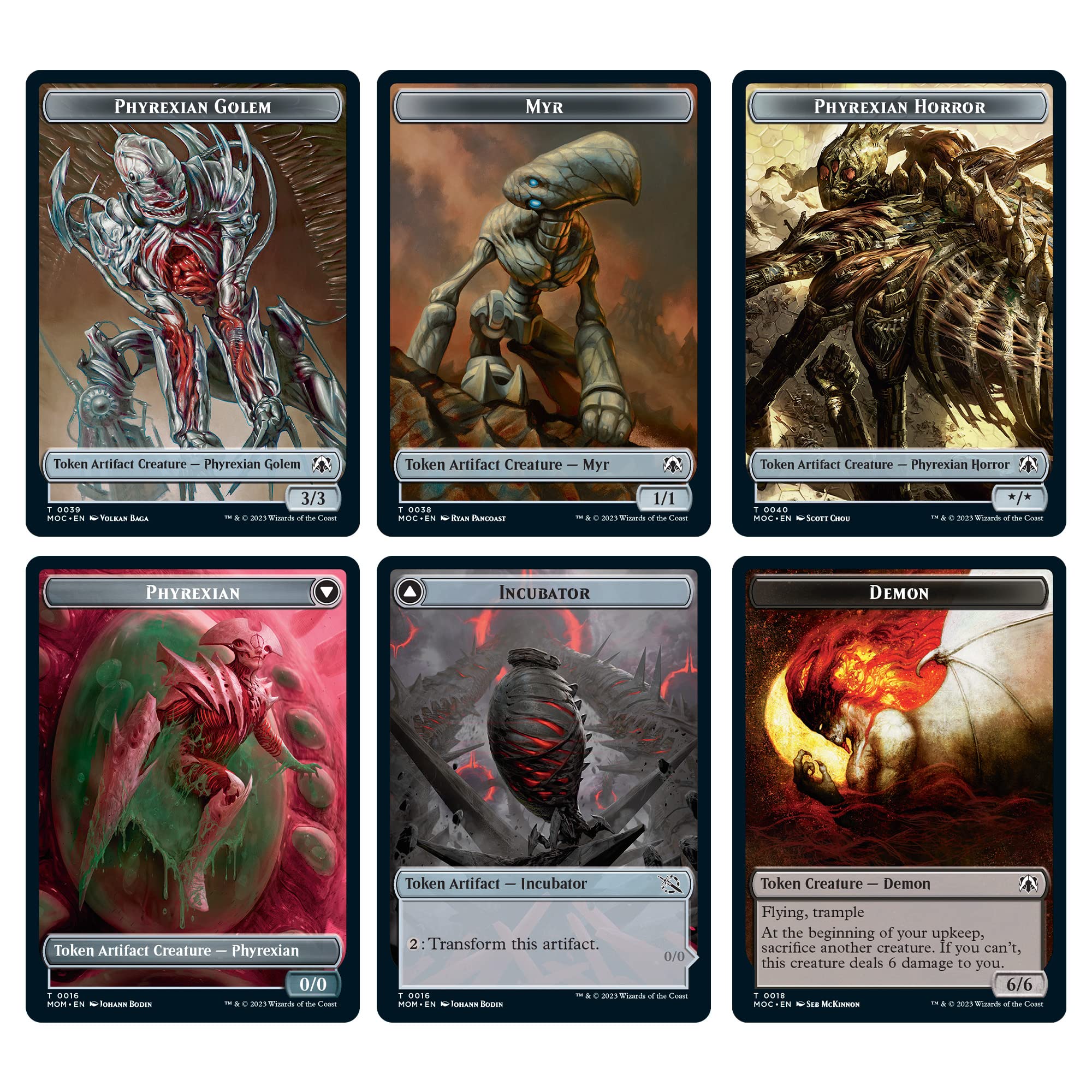 Magic The Gathering March of the Machine Commander Deck - Growing Threat (100-Card Deck, 10 Planechase cards, Collector Booster Sample Pack + Accessories) - Image 4