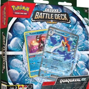 Pokémon TCG: Quaquaval ex Deluxe Battle Deck (Ready-to-Play 60-Card Deck & Accessories)