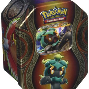 Pokemon TCG: Mysterious Powers Marshadow-GX Tin Collectible Trading Card Set 4 Booster Packs, 1 Ultra Rare Foil Promo Card, Online Code Card
