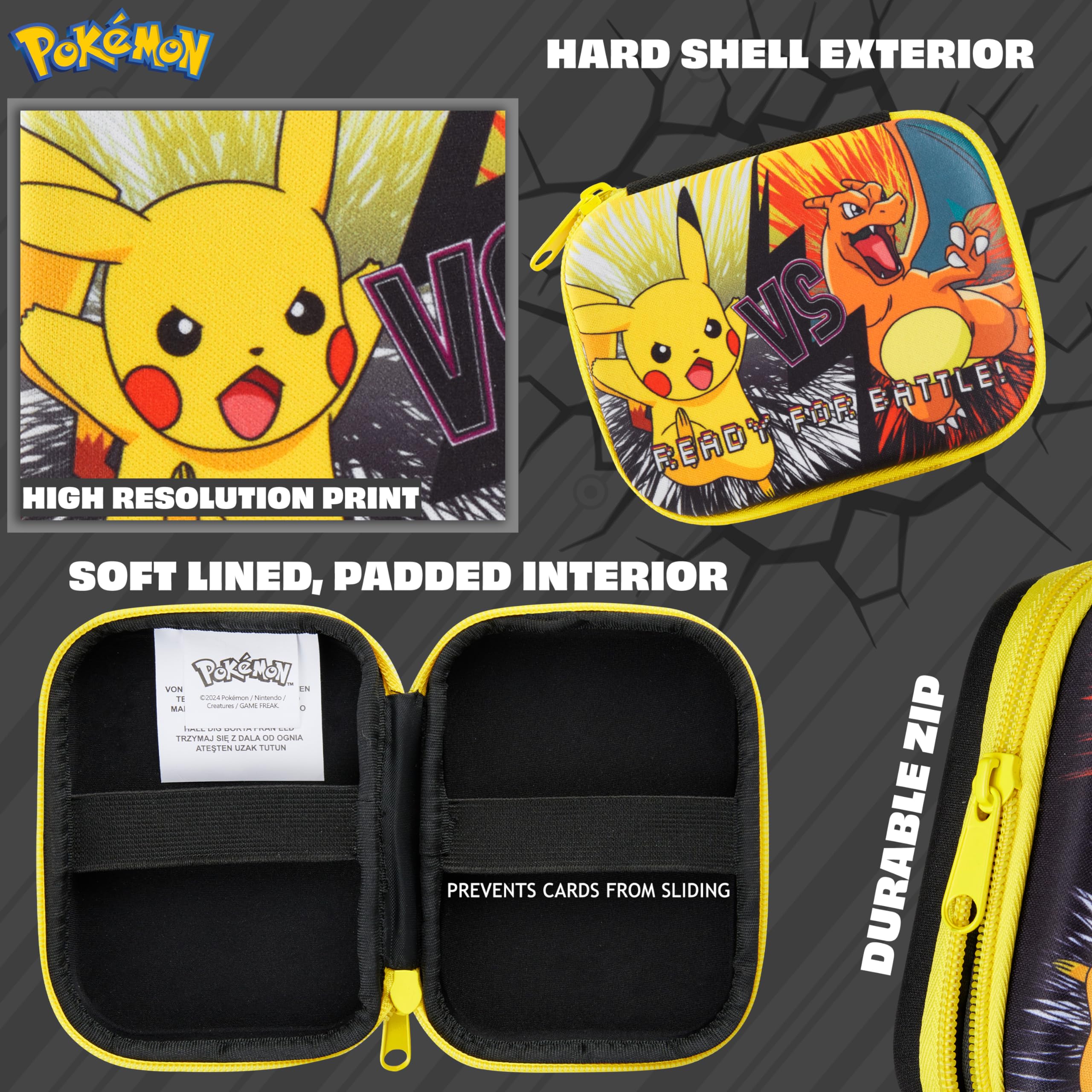 Pokemon Card Binder Card Box Playing Card Case Travel Storage Case Holds 200+ Cards, Anime Gifts - Image 4