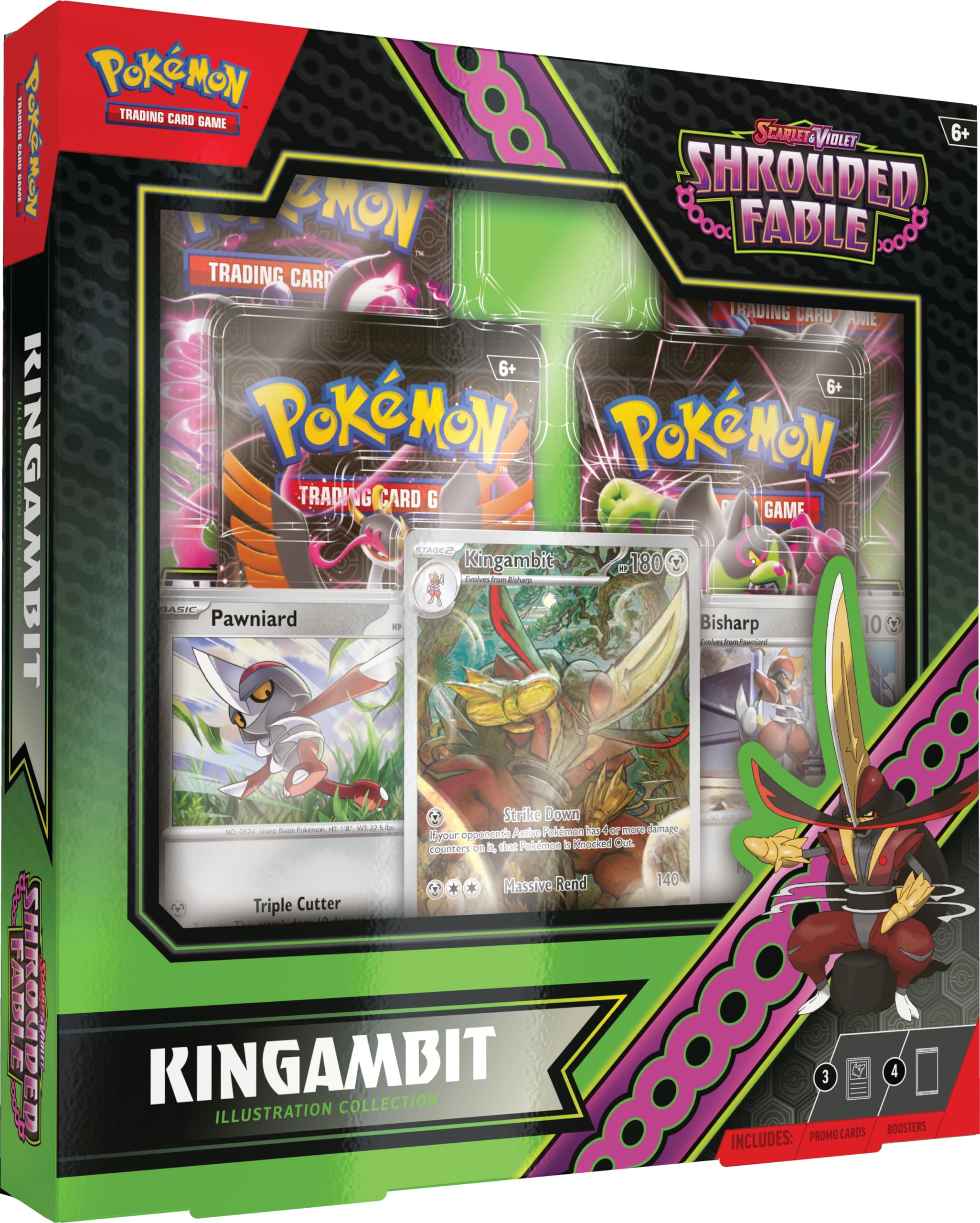 Pokémon TCG: Scarlet & Violet - Shrouded Fable - Kingambit Illustration Rare Box - EN